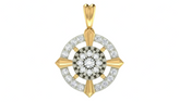 18K Gold & Diamond Floral PENDANT SET KRA40012P