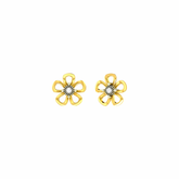 18K Gold & Diamond Women Stud Earring KER-197