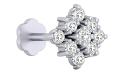 18K Gold & Diamond Nose Pin KRA50180