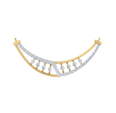 18K Gold & Diamond Dailywear Mangalsutra For Women KRB90044