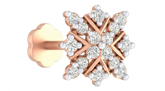 18K Gold & Diamond Stud Nose Pin KRA50283