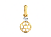 18K Gold & Diamond Dailywear Pendant KSK086