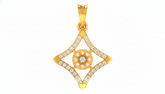 Gold & Diamond Partywear PENDANT SET KRC40732