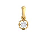 18K Gold & Diamond Dailywear Pendant KSK121