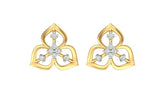 18K Gold & Diamond Women Stud Earring KER-04
