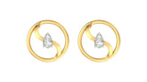 18K Gold & Diamond Women Earring KER-57