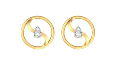 18K Gold & Diamond Women Earring KER-57