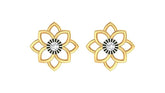 18K Gold & Diamond Women Stud Earring KER-110