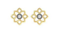 18K Gold & Diamond Women Stud Earring KER-110