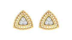 18K Gold & Diamond Women Earring KER-129