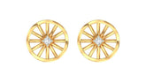 18K Gold & Diamond Women Dailywear Earring KER-37