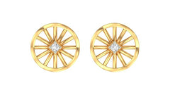 18K Gold & Diamond Women Earring KER-37