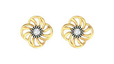 18K Gold & Diamond Women Stud Earring KER-122