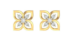 18K Gold & Diamond Women Dailywear Earring KER-39