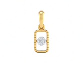 18K Gold & Diamond Dailywear Pendant KSK091