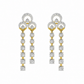 Gold & Diamond Women Dangler Earring KRC60161E