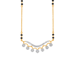 18K Gold & Diamond Mangalsutra For Women M6587MYD0092