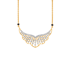 18K Gold & Diamond Mangalsutra For Women M6804MYD0002
