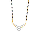 महिलाओं के लिए 18K गोल्ड और डायमंड मंगलसूत्र MN6334MYD0120