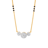 18K Gold & Diamond Mangalsutra For Women MT6007AZYD0004