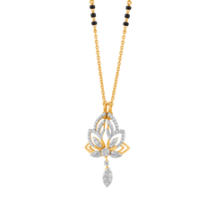 18K Gold & Diamond Mangalsutra For Women M0065JYD0008
