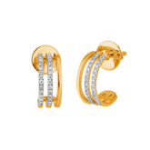 18K Gold & Diamond Women Earring ES6689RYD0003