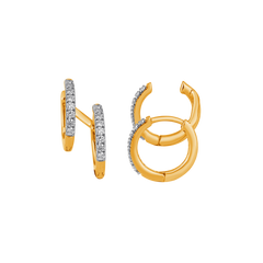 18K Gold & Diamond Women Earring ES9286MYD0014