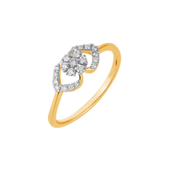 18K Gold & Diamond Ring For Women R4332MYD0033