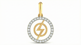 18K Gold & Diamond Pendant Set KRA40032P