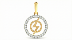 18K Gold & Diamond Pendant Set KRA40032P