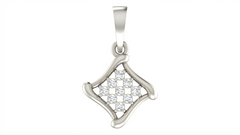 18K Gold & Diamond Dailywear Pendant Set KRA40082P