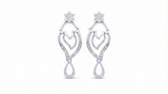 14K Gold & Diamond Women Engagement Earring KRI44025E