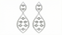 14K Gold & Diamond Women Engagement Earring KRB44120E-A