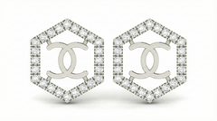 18K Gold & Diamond Women Stud Earring KRA40033E