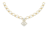 14K Gold & Diamond Dailywear Necklace Set KRB44075N