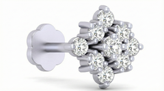 18K Gold & Diamond Nose Pin KRA50180