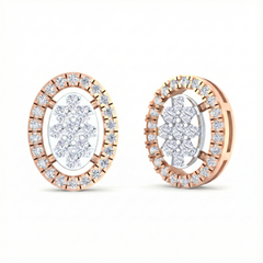 18K Gold & Diamond Women Stud Earring KRB40026E