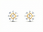 18K Gold & Diamond Women Stud Earring KRK40185E