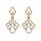 14K Gold & Diamond Women Engagement Earring KRH44045E