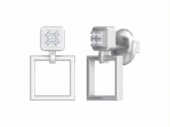 18K Gold & Diamond Women Dailywear Earring KSK022