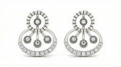 18K Gold & Diamond Women Engagement Earring KRA40020E