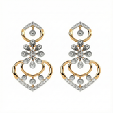 14K Gold & Diamond Women Engagement Earring KRH44042E