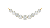 Gold & Diamond Round Mangalsutra For Women KRC50196