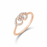 18K Gold & Diamond Ring For Women R4332MYD0033