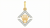 18K Gold & Diamond Pendant Set KRA40034P