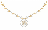 14K Gold & Diamond Dailywear Necklace Set KRB44106N