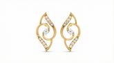 14K Gold & Diamond Women Stud Earring KRI44014E