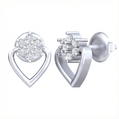 18K Gold & Diamond Women Dailywear Earring KRB40053E