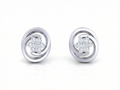 18K Gold & Diamond Women Stud Earring KRK40096E