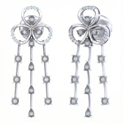 14K Gold & Diamond Women Engagement Earring KRB44122E